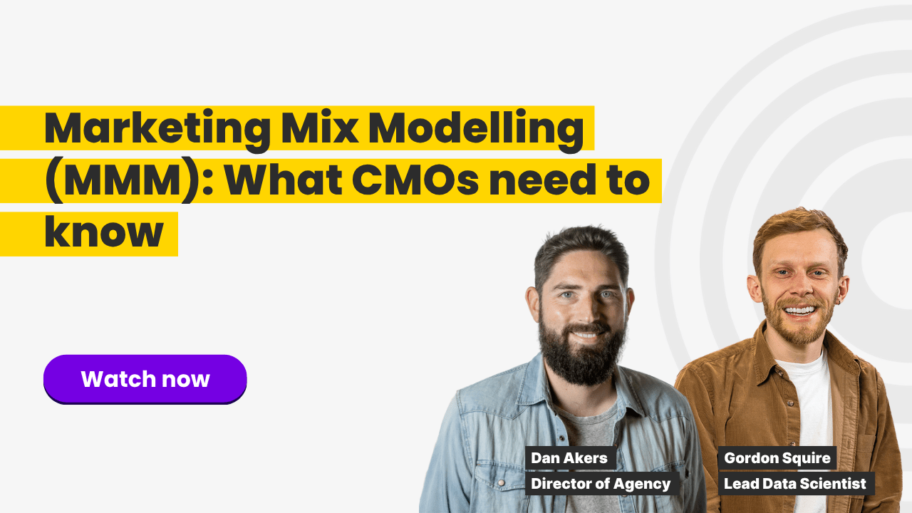 Marketing Mix Modelling (MMM): What CMOs need to know
