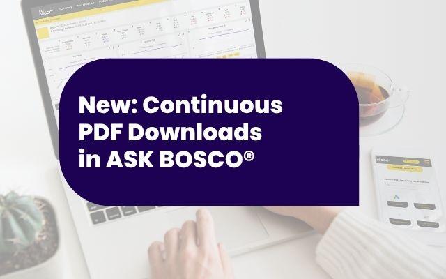 Continuous PDF Downloads ASK BOSCO