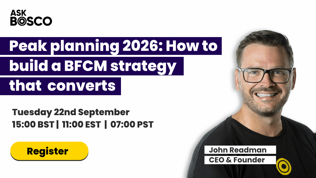 Peak planning 2026: How to build a BFCM strategy that converts