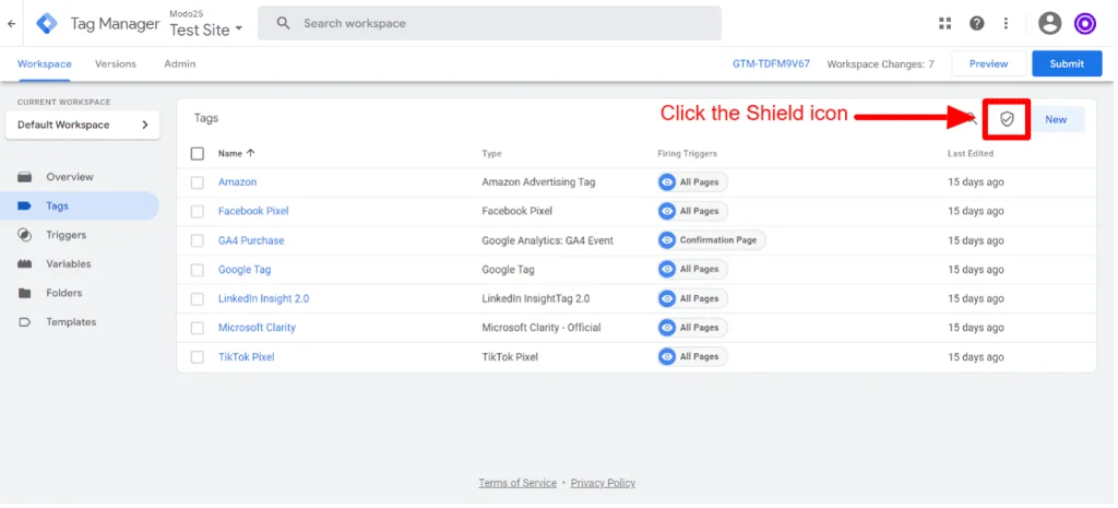 Step 6 Google Consent Mode v2 GTM