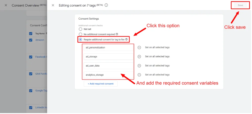 Step 9 Google Consent mode in GTM